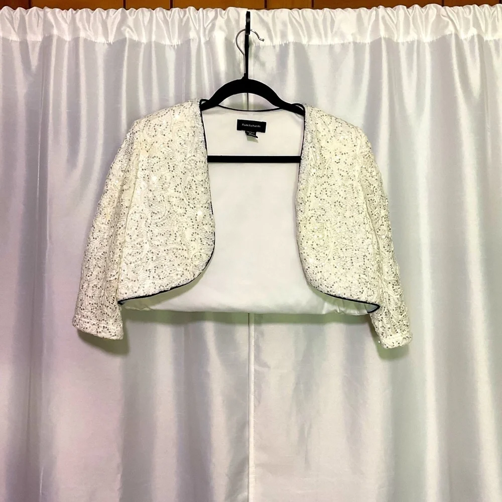 R & M Richard’s Long Formal Bolero Lace Jacket & Dress ( Pre Loved Condition )
